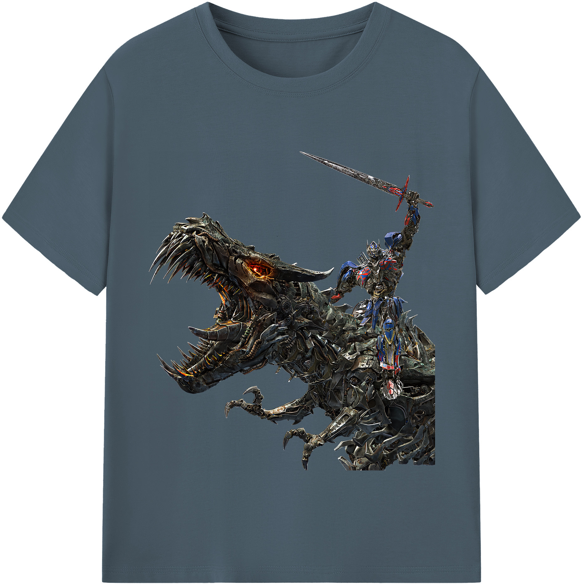 （画像用） Transformers トランスフォーマー 綿100％半袖Tシャツ（フロントプリント）